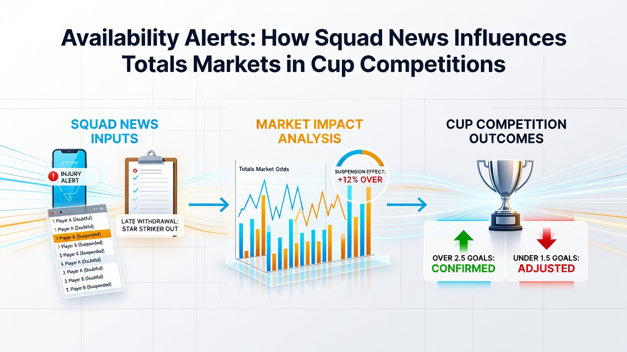 Analysis of how player availability affects over under markets during cup tournament stages