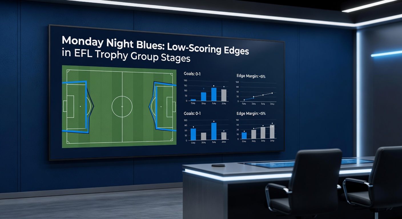 Close-up of a defended EFL Trophy corner on a Monday night, symbolizing the defensive resilience and low goal tallies in group stages