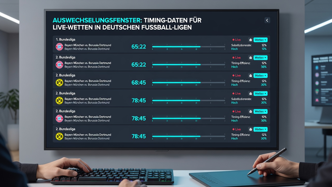 Live odds movement graph tied to substitution events in 2. Bundesliga matches